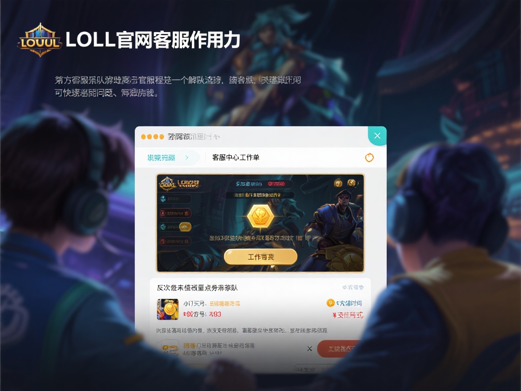 LOL官网客服的作用与解决流程
当遇到